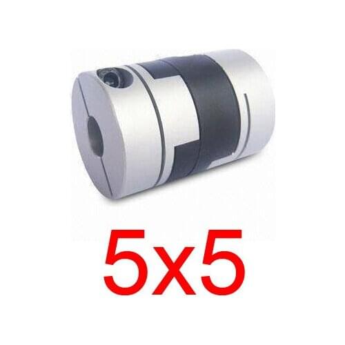5x5 5mm double slider coupling,oldham type shaft flexible coupling,Servo motor stepper motor clamp type coupler D20 L33