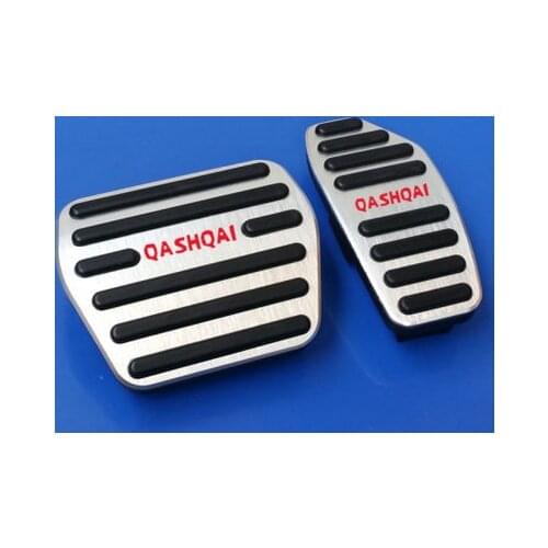 Car Styling Accessory For Nissan Qashqai J11 Aluminum MT Accelerator Pedal Gas Brake Pad Pedal Protectors Interior 2016 -2021