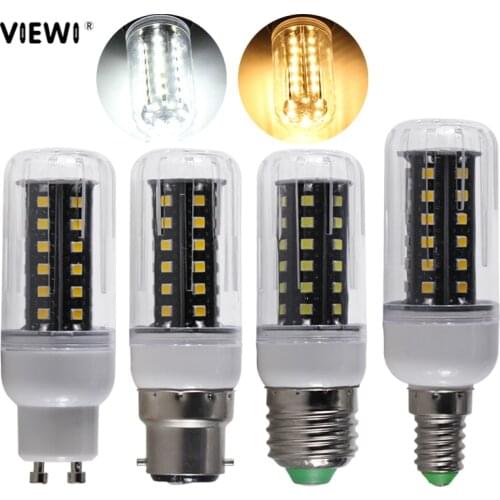 Ampara led corn bulb light E27 E14 B22 GU10 super Ac Dc 12 24 36 48 60 v volt 7w candle home lamp lighting 12v 24v 36v 110v 220v