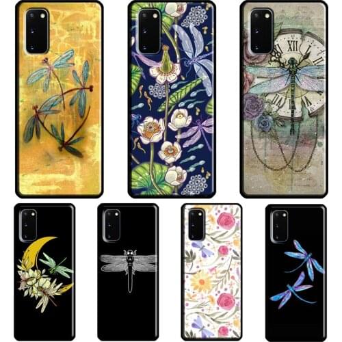 Dragonfly Cover For Samsung Galaxy S20 FE S21 Ultra Note 20 Note9 Note10 S8 S9 S10 Plus Phone Case