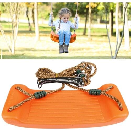 Outdoor Toy Outdoor Swing Set 4CM Thick Seat with Adjustable Ropes Playground Accessory for Kids Children 2Colors