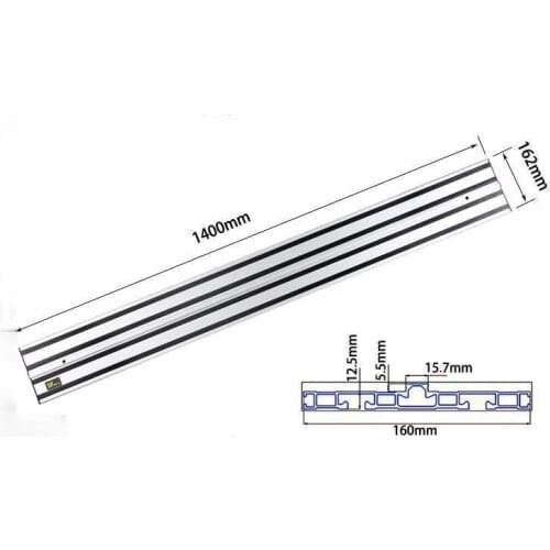 Double-layer aluminum alloy rail T Track for Track Saw for engraving machine work table sawing machine woodworking accessories