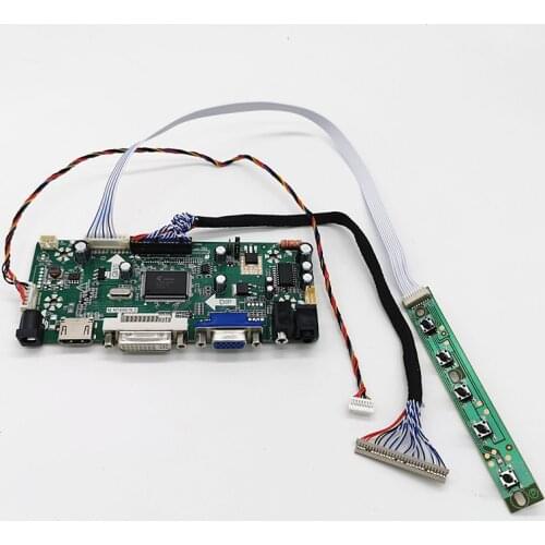 HDMI+DVI+VGA+AUDIO LCD Controller Board kit 19 inches G190ETN01.4 1280*1024 LCD controller board DIY kits