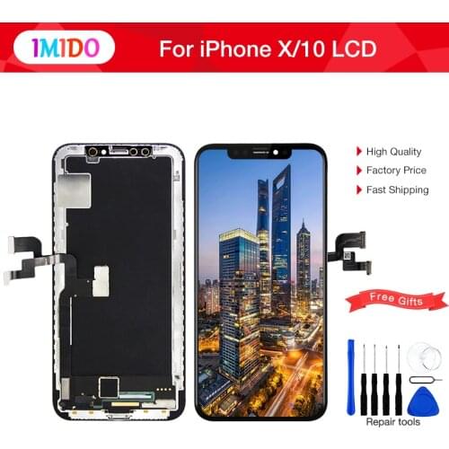 Grade Pantalla Display For iPhone X LCD with 3D Touch AAA Digitizer Assembly 100% Perfect Screen TFT Ecran Replacement