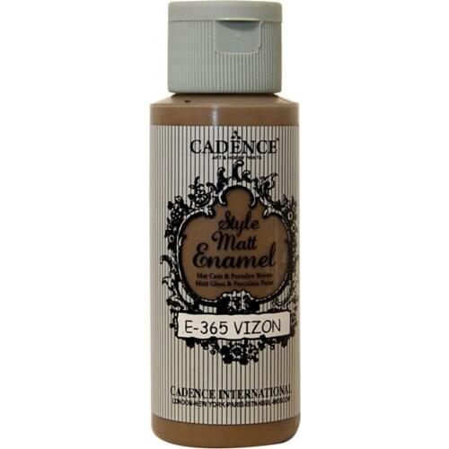 Cadence Style Mat Enamel Glass Paint 365-Vizon 59ml (Porcelain-Se