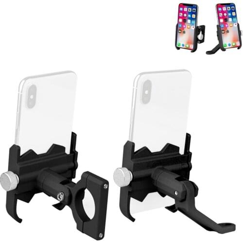 Lightweight Bicycle Mobile Phone Holder Bike Phone Mount Holder 360 Rotating Bike Parts Suitable For 4.7-6.8 Inch Mobile Phones