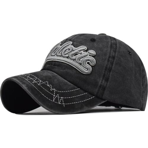 Washed Cotton Men Baseball Cap Snapback Hats For Women Embroidery Baseball Hat Letter Bone Gorras Casquette Male Hat Cap