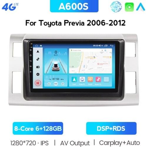 NAVITREE 9'' IPS Android 10 Stereo Car Radio for Toyota Estima/ Previa/Tarago 2006 2007-2018 Auto DVD Multimedia Recorder Player