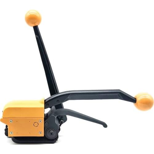 Manual Steel Strapping Tool A333 Buckle Free Sealless Handheld Steel Strapping Machine for 13/16/19 MM Steel Strip Strap