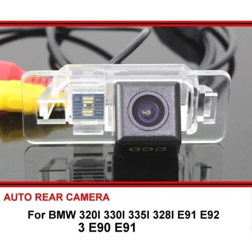 Fisheye SONY For BMW 320I 330I 335I 328I E91 E92 3 E90 E91 Car Rear View Camera Backup Parking Camera HDNight Vision Wide Angle