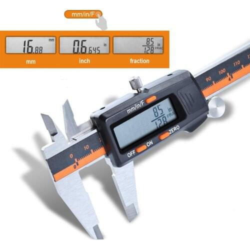 Stainless Steel 0-150mm Electronic LCD Digital Slide Caliper Vernier Ruler Micrometer Gauge Tool