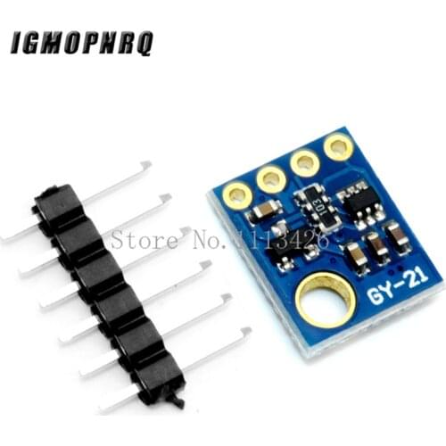Humidity Sensor with I2C IIC Interface Si7021 Industrial High Precision GY-21 Temperature Sensor Module Low Power CMOS 3-5V