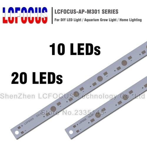 10W 20W 50W 100W LED Aluminum Base Plate with holes PCB Board for LED Lamp Support 1W 3W 5W LED to Soldering In The Lamp Panel