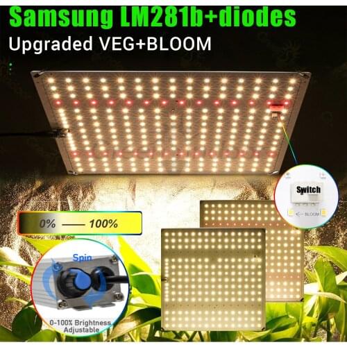 800W Led Grow Light LM281b+ Diodes Quantum Board Full Spectrum Phytolamp with Ir Cultivation Lamp for Grow Tent Hydroponic Plant