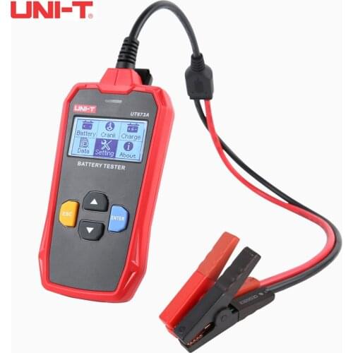 UNI-T UT673A UT675A 12V/24V Car Battery Tester Digital Car Diagnostic Battery Tester Analyzer Car Charging Scanner Tool
