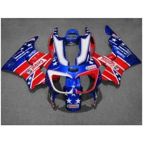 Top-rated Motorcycle Fairing kit for H CBR900RR 96 97 CBR900 893 CBR900RR 1996 1997 Fashion red blue Fairings set