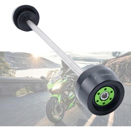 Motorcycle Front Axle Slider Wheel Protection For Kawasaki Versys 650 2017-2020 Versys1000 2017-2020