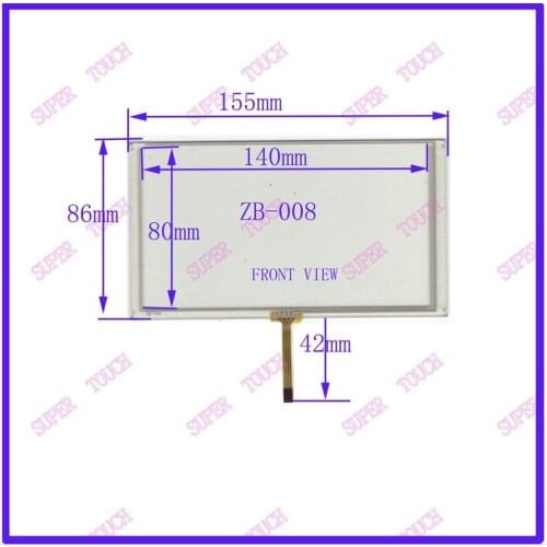 ZhiYuSun for AVIC-F7100 GPS CARDVD Compatible 6.2 inch 4-wire resistive compatible Navigator TOUCH SCREEN