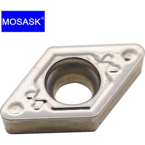 MOSASK 10pcs DCMT070202-HQ ZN60 Cermet Medium And Fine Steel Parts Have Good Finish Tungsten Carbide Inserts