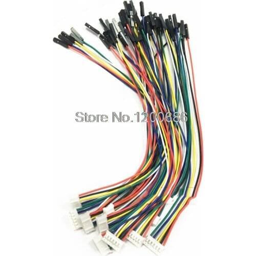 24AWG 300MM PH2.0 pitch 2P/3P/4P/5P/6P pin Female single dupont 2.54 harness cable 2.0MM pitch double head customization made