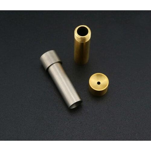 26x8MM Stainless Steel 2 Sides Holes Capsule Tube Secret Message Holder Prayer Box DIY Wish Beads Bracelet Connector 1190019