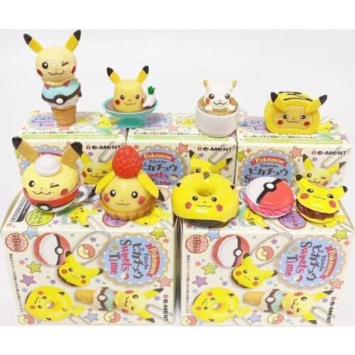 40PCS Pik Afternoon Tea Food 4CM PVC Cartoon Action Figure Collection Toy