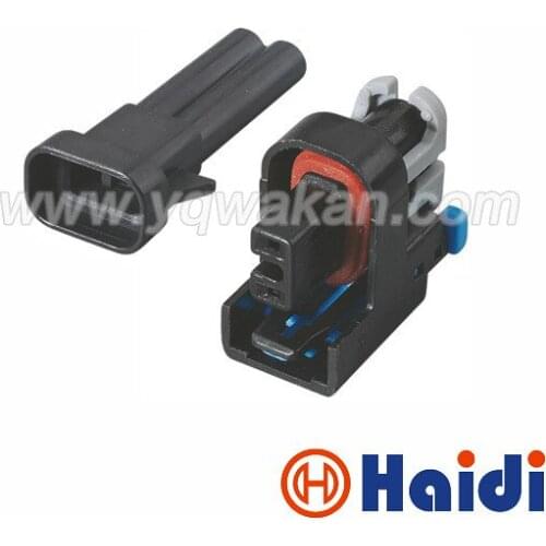 5sets delphi 2 pin Car auto Buick fuel injector nozzle conversion plug Wuling nozzle connector 15326181 15411633