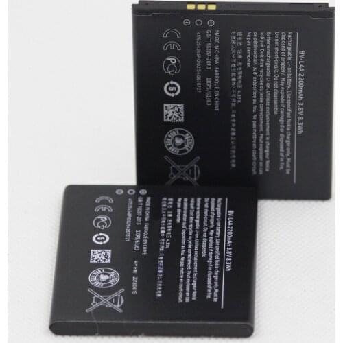 5pcs/lot New Li-ion Battery For Nokia Lumia 535 Lumia 830 RM984 RM-1090 RM-1089 RM-985 2200mAh BV-L4A BVL4A BL-L4A phone Battery
