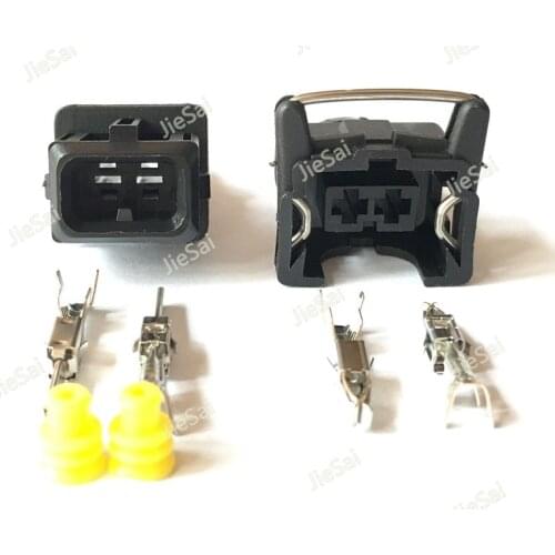 827551-3 / 828657-3 106462-1 Female Male EV1 Style 3.5mm 2 Pin TYCO AMP Car Fuel Injector Type EV1 Injector Automotive Connector