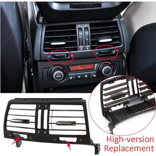 ABS Replace Rear Air Vent Outlet Trim Fit For BMW X5 X6 E70 E71 2008-2013 Low/Mid/High version