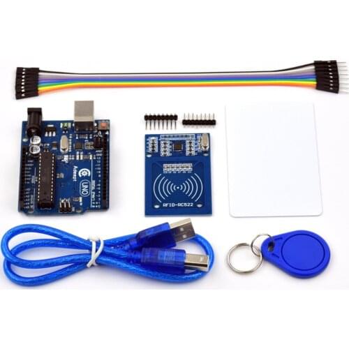 Adeept New Arduino UNO R3 with RC522 RFID Reader Kit user manual for Arduino Freeshipping diy diykit