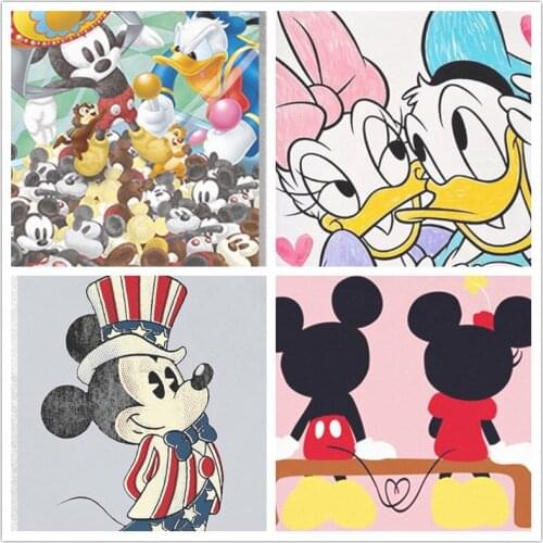 5D DIY Diamond Painting Disney Mickey Full Diamond Embroidered Animal Childrens Room Decoration Cross Stitch Kit