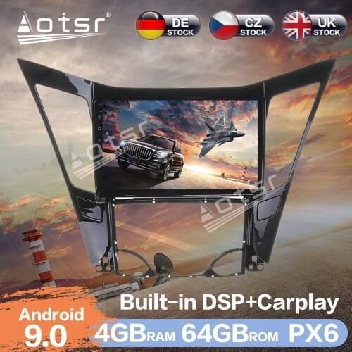 Aotsr 9" Android 9.0 4+64G Car Radio Player GPS Navigation DSP For Hyundai Sonata 2011-2013 Car Auto Stereo Video HD Multimedia