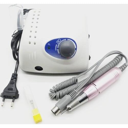 Strong 210 65W Electric Nail Drill Control Box 35000rpm Handle For Electric Nail Drill Manicure Machine Polish Nail File Tool
