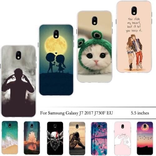 Bumper Case For Samsung Galaxy J7 2017 J730F EU Case Soft TPU Silicone Back Cover for Samsung J7 2017 J730F Cover Coque Fundas