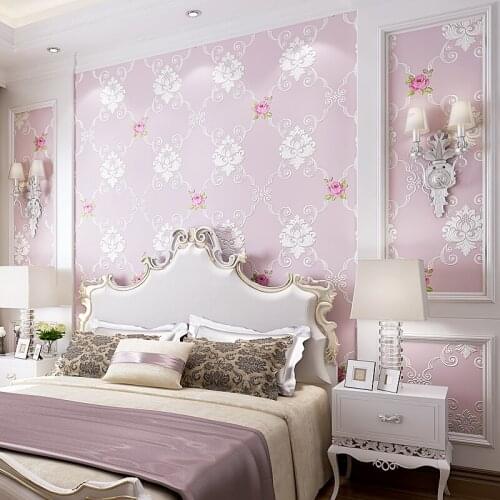 Rustic European Damask Wallpaper Designs Non Wovnen 3d Floral Wall Paper Roll For Living Room Bedroom Walls,papel Pintado