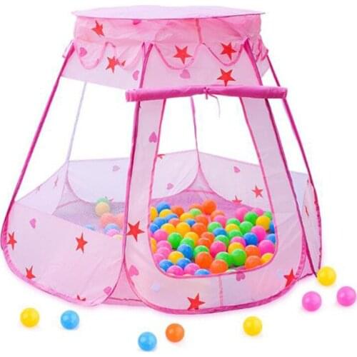 Kids Tent Toys Fairy House Playhut Tent Baby Toy Pink Blue Baby Girls Outdoor& Indoor Princess Play Tent