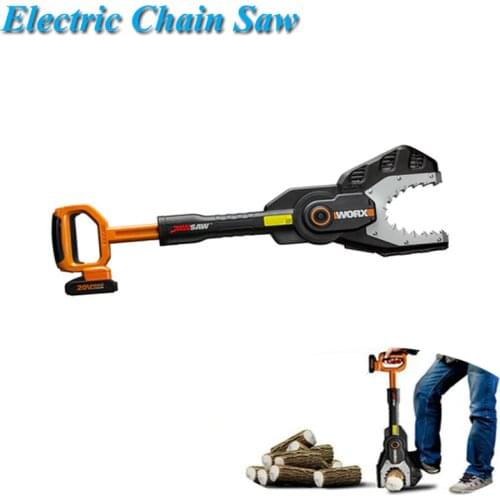 Electric Chain Saw 20V Lithium Battery Home Leisure Garden Handheld Wood Saw Power Tools