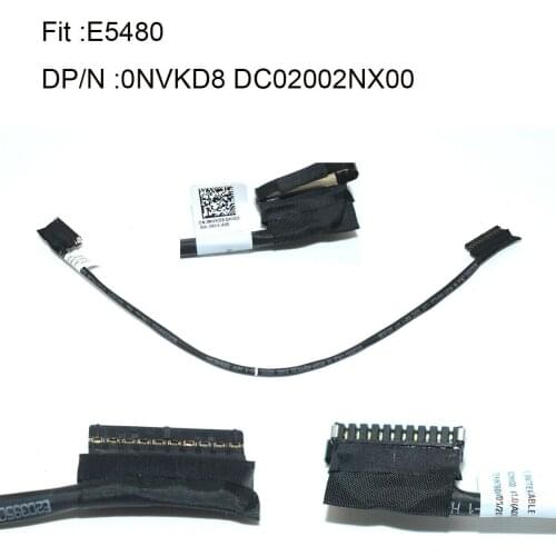 New Battery Cable Wire Line For Dell Latitude E5480 5480 0NVKD8 NVKD8 DC02002NX00