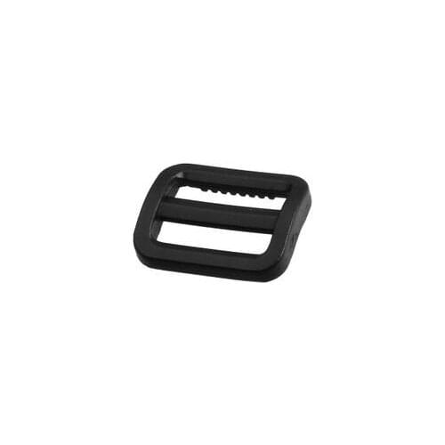 100pcs 3/4"(20mm) Plastic Black Slider Tri Glide Adjust Buckles Wider Style For Dog Collar Harness Backpack Straps