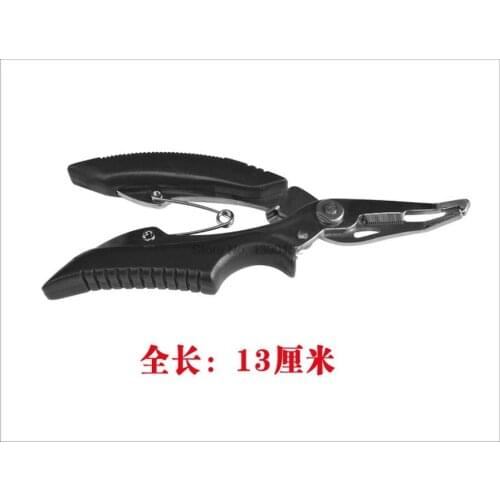By dhl 50 set high quality Fishing Pliers with nylon bags Line Cutter Remove Hook Tackle Stainless Steel Tool