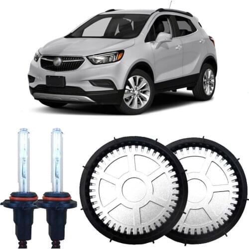 Generation 55W All In One Hi/Lo Beam Error Free H7 Lamp Bulbs Alloy Ballasts Cover HID HeadLights For Buick Encore