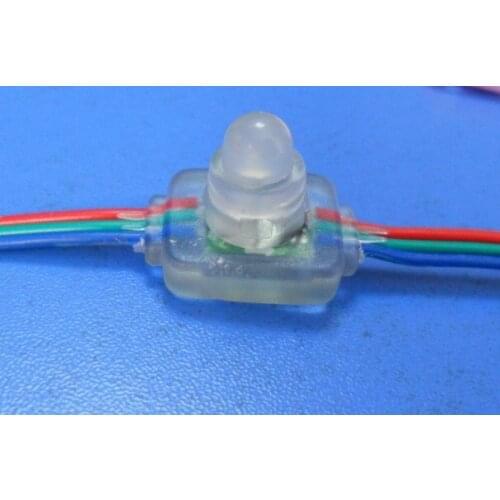 RGB full LED pixel module (WS 2811IC) ;DC5V input,50pcs a string;IP67