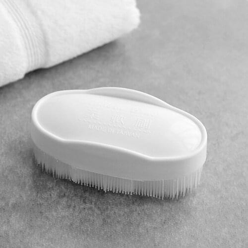 Soft fur clothes brush multi-function household laundry brush shoes plastic collar shoes travel portable cleaning brush