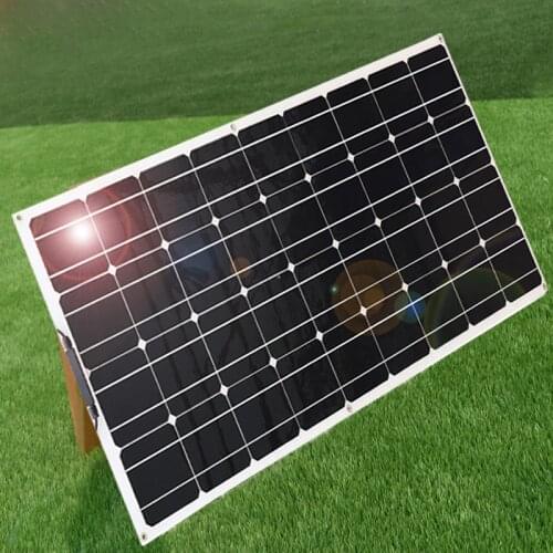 Solar Panel 12v 24v 300w 600w Flexible Battery Charger Kit Extension Cable Energy System for Car Marine Home Camping 1000w 220v