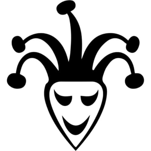 11.8cm*12.9cm Joker Fashion window Styling Stickers Decals car sticker