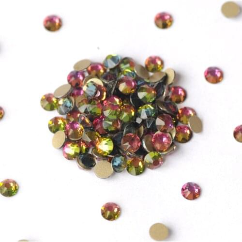 CTPA3bI Hotfix Rhinestone Strass Small Facets Tanzanite Diy Crafts Iron On Stones For Dress Decoration Accessories