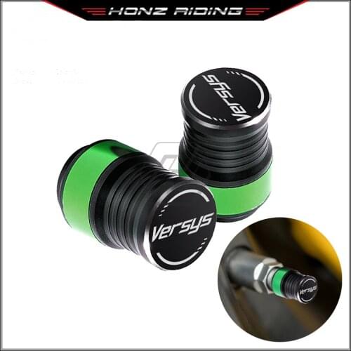 For Kawasaki Versys 650 1000 Versys-X 300 Motorcycle Accessories Wheel Tire Valve Caps Covers