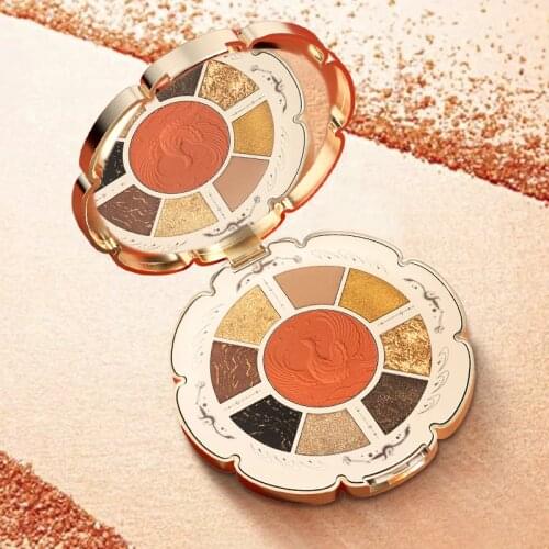 CX Eye Shadow Plate Jin Wu Day by Day Shimmer Matte Earth Color Lasting Repair Blush Makeup
