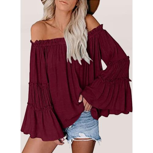 Ebadiah Off Shoulder Blouses
